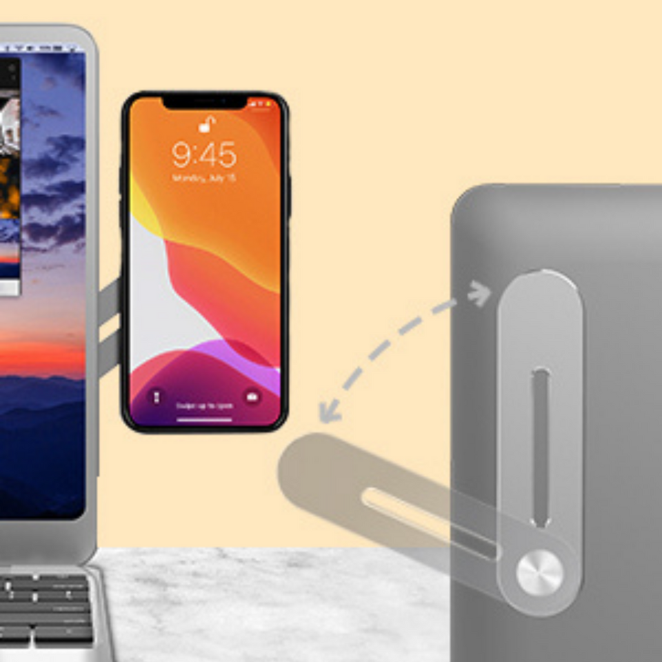 Magnetic Laptop Phone Holder